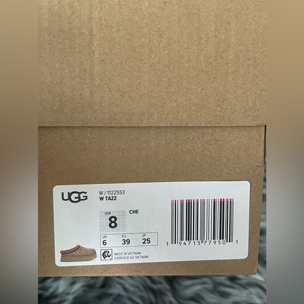 🔴🟤Ugg Tazz Platform Slippers